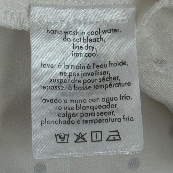 NWT WeWoreWhat Crystal Asym Dress Silky Charmeuse White - Picture 8 of 8